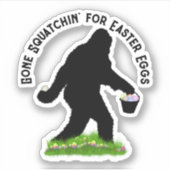 Paas Sasquatch Sticker (Voorkant)