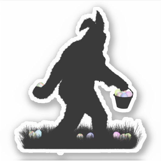 Paas Sasquatch Sticker (Voorkant)