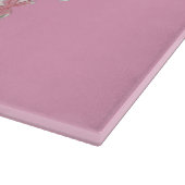 Paas Schattige Bloemen Bunny Luipaard Gift Snijplank (Hoek)