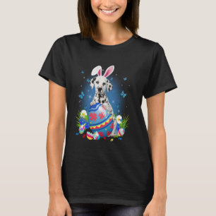 Paas Schattige Dalmatisch Hondenliefhebber Bunny E T-shirt