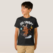 Paas Skiën Kabouter Oh nee Gebroken Arm P T-shirt (Voorkant volledig)