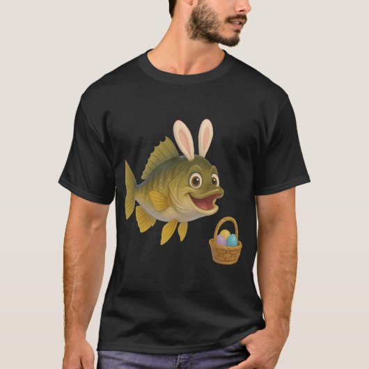 Paas snoekbaars t-shirt (Voorkant)