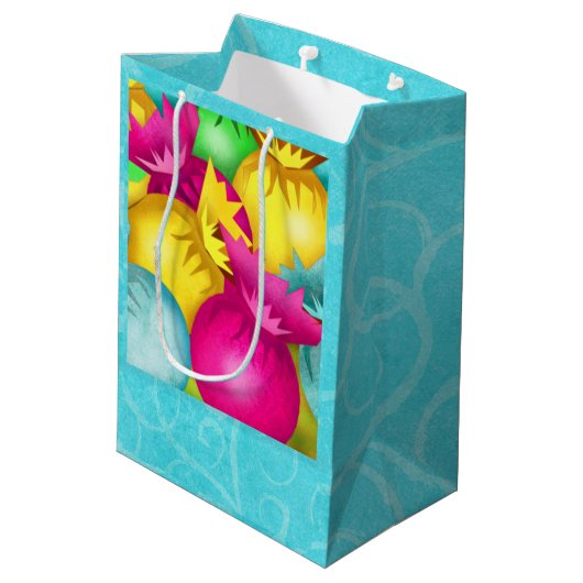 Paas Snoep Folk Art MEDIUM TAS ONLY Cadeauzakje (Achterkant Gekanteld)