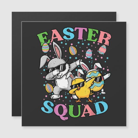 Paas Team Konijn Ei Kuiken Dab Crew Matching (Voorkant / Achterkant)