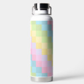 PAAS-THEMA PASTEL GEKLEURDE VIERKANTEN WATERFLES (Achterkant)