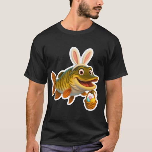 Paas Tijger Muskellunge T-shirt (Voorkant)