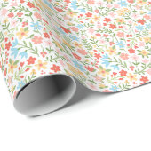 Paas Tuin Bloemen Cadeaupapier (Rol Hoek)