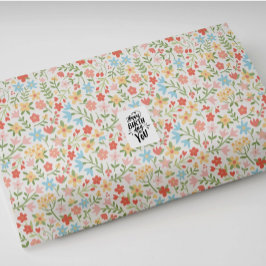 Paas Tuin Bloemen Inpakpapier Vel