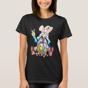 Paas Tuin Kabouter Konijn Oren Paaseieren Mand T-shirt