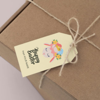 Paas Tuin Lam Cadeaulabel