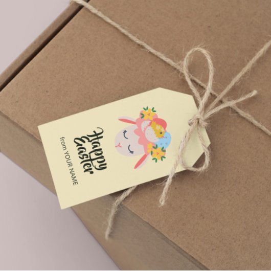 Paas Tuin Lam Cadeaulabel