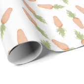 Paas Waterverf Wortel Wrapping Paper Cadeaupapier (Rol Hoek)