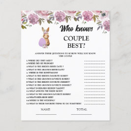 Paas Wie kent Koppel Baby Shower Spel