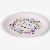 Paas Zegen Papieren Bord (Gekanteld)