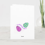 Paasaap Grappig Gevouwen Wenskaart Kaart (Achterkant)