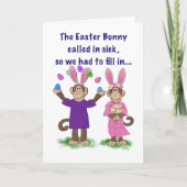 Paasaap Grappig Gevouwen Wenskaart Kaart (Voorkant)