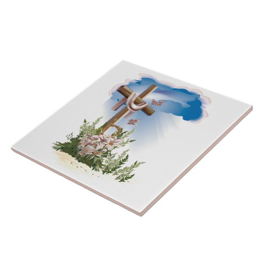 Paasachtergrond Tegeltje (Zijkant)