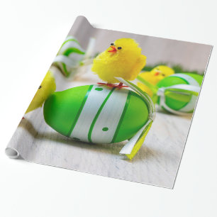 Paasafbraak - Paaseieren en kuikens Cadeaupapier