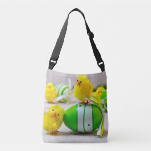 Paasafbraak - Paaseieren en kuikens Crossbody Tas
