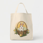 Paasbag Canvas tas Paasbundelaar voor kunstwinkels (Voorkant)