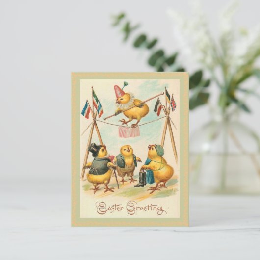  paasbakje Briefkaart (Staand voorkant)