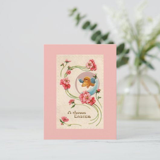  paasbakje Briefkaart (Staand voorkant)