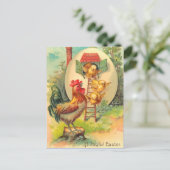  paasbakje Briefkaart (Staand voorkant)