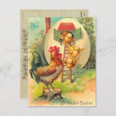  paasbakje Briefkaart (Voorkant / Achterkant)