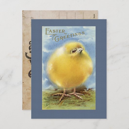 paasbakje Briefkaart (Voorkant / Achterkant)