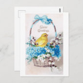  paasbakje briefkaart (Voorkant / Achterkant)