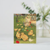 paasbakje Briefkaart (Staand voorkant)