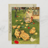 paasbakje Briefkaart (Voorkant / Achterkant)