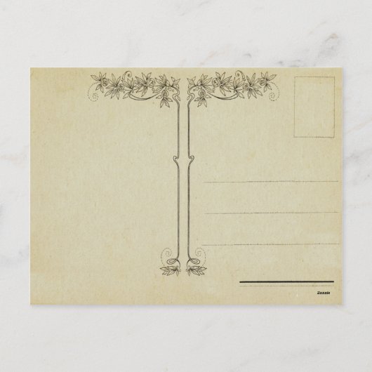  paasbakje Briefkaart (Achterkant)