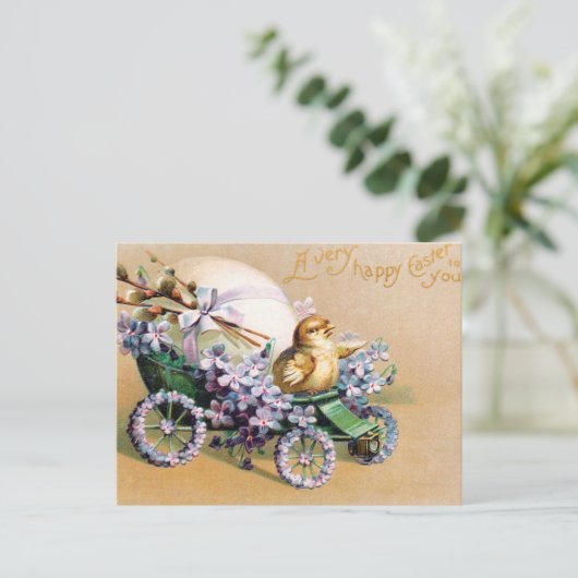 paasbakken briefkaart (Staand voorkant)
