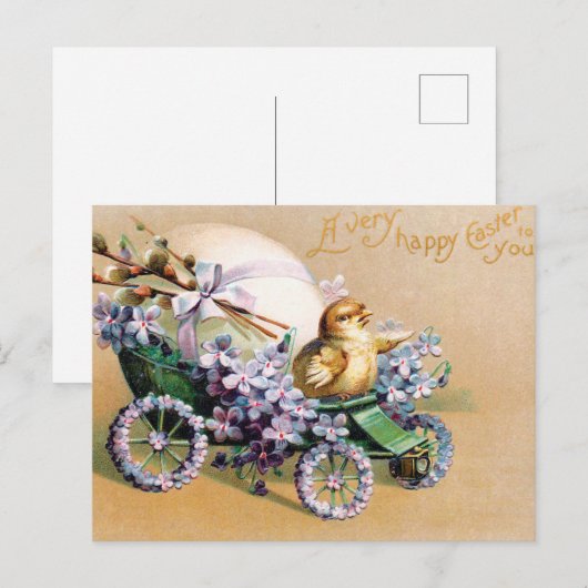  paasbakken briefkaart (Voorkant / Achterkant)