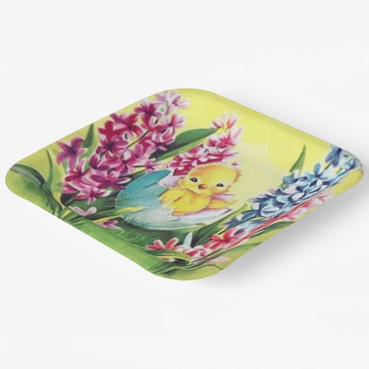  paasbakkerij papieren bordje (Gebogen)