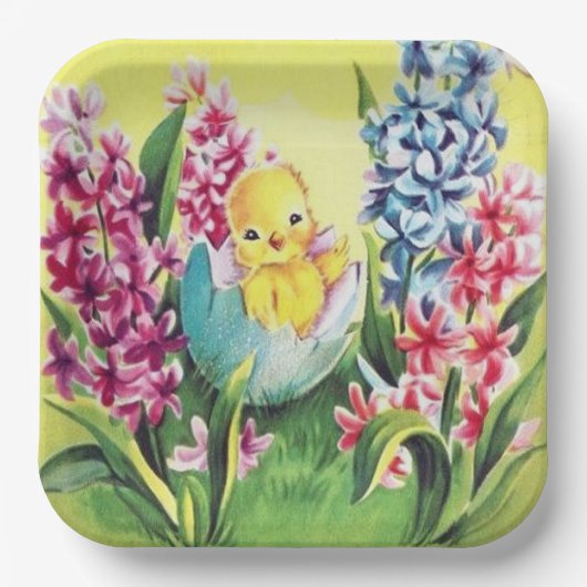 paasbakkerij papieren bordje (Voorkant)