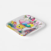  paasbakkerij papieren bordje (Gebogen)