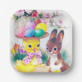  paasbakkerij papieren bordje (Voorkant)