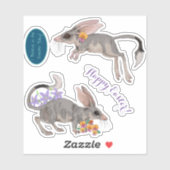 Paasbakkersbloemen Sticker (Vel)