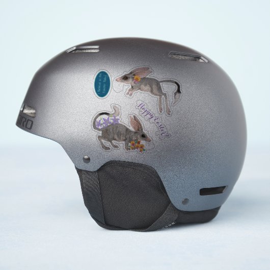Paasbakkersbloemen Sticker (Helm Zijkant)