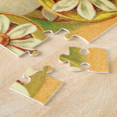  paasbakstenen voor het vervoer van houtbloemen legpuzzel (Zijkant)