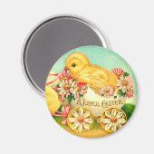  paasbakstenen voor het vervoer van houtbloemen magneet (Voorkant / Achterkant)