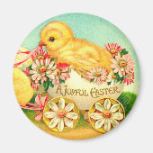  paasbakstenen voor het vervoer van houtbloemen magneet (Voorkant)