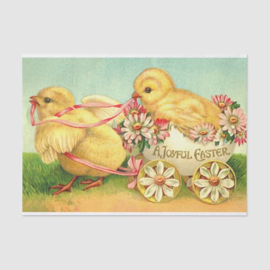 paasbakstenen voor het vervoer van houtbloemen tissuepapier (Voorkant)