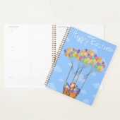 Paasballonmand met kleurrijke eieren planner (Display)