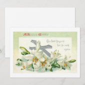  paasbanden, kruisingen en scripts feestdagenkaart (Voorkant / Achterkant)