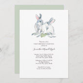 Paasbaptisme en eerste verjaardag kaart (Voorkant / Achterkant)