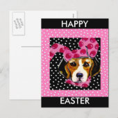 Paasbeagle Feestdagenkaart (Voorkant / Achterkant)