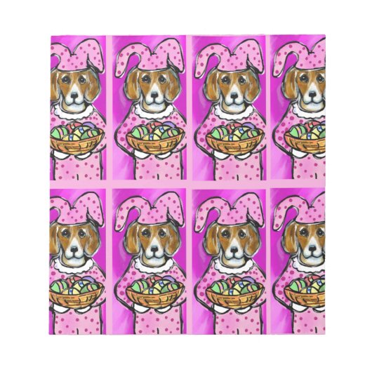 PAASBEAGLE NOTITIEBLOK (Voorkant)